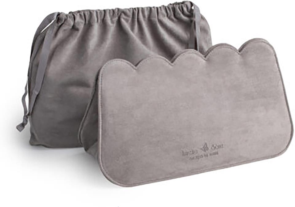 Amelie Soie Premium Collection Scallop Collection Grand Vanity Bag Grey