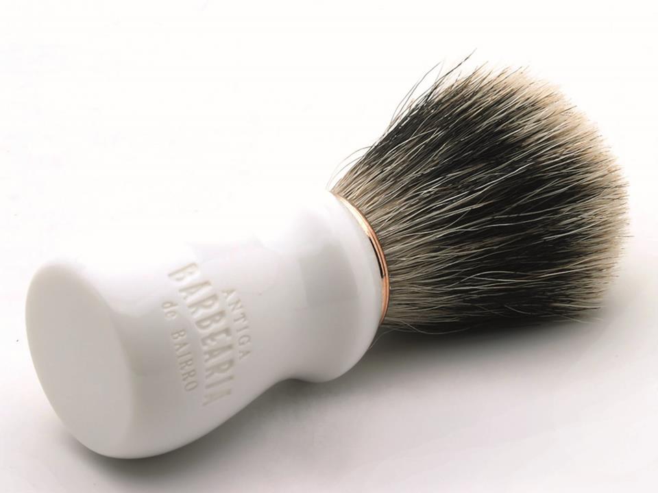 Antiga Barbearia de Bairro Chiado Silvertip Shaving Brush 