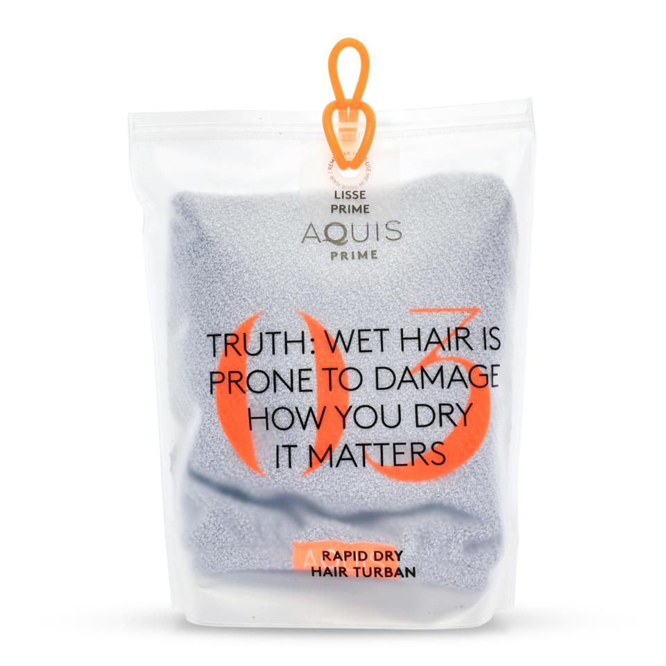 Aquis Hair Turban Lisse Luxe Cloudy Berry