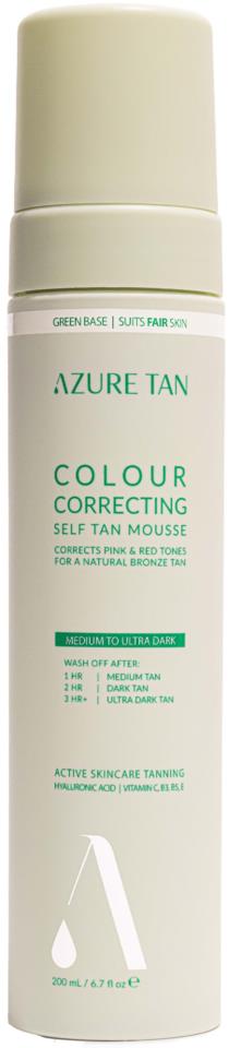 Azure Tan Self Tan Mousse Green Base Medium To Ultra Dark 200 ml