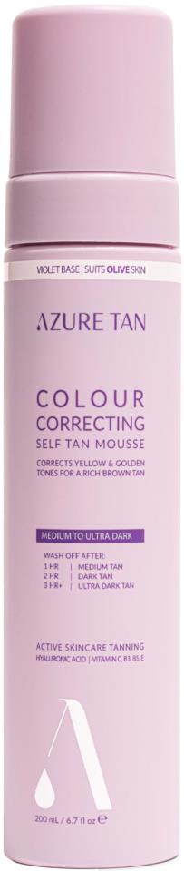 Azure Tan Self Tan Mousse Violet Base Medium To Ultra Dark 200 ml