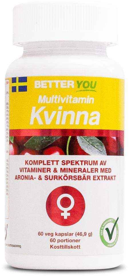 Better You Multivitamin Kvinna - 60 kaps