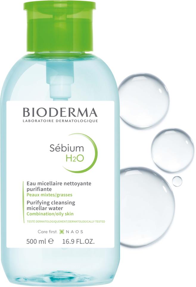 Bioderma Sébium H2O Moisturising Micellar Water Makeup Remover 500 ml