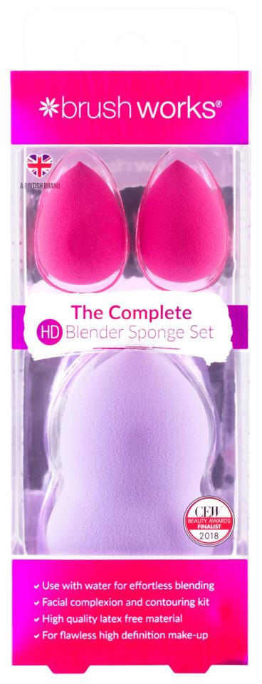 Brushworks HD Complete Blender Sponge Set