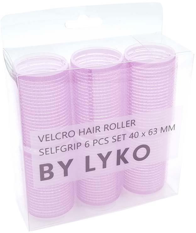 By Lyko Self Grip Hair Roller Purple 6 pcs 40 x 63 mm