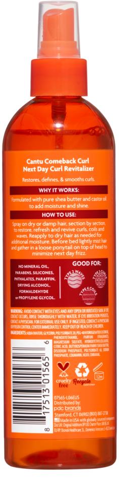 Cantu Shea Butter for Natural Hair Comeback Curl Next Day Curl Revitalizer 340g
