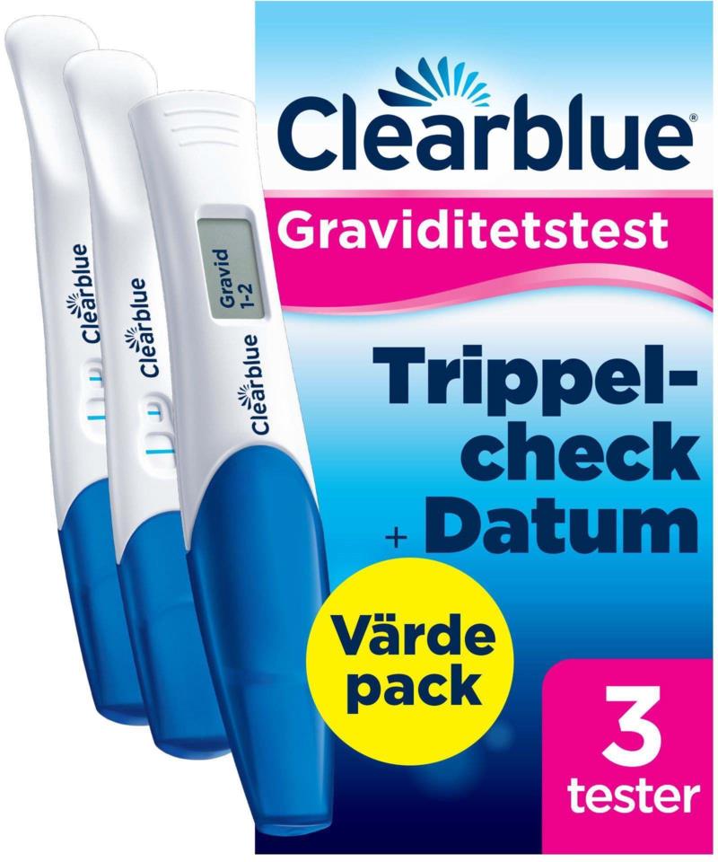 Clearblue Ultra Early Pregnancy test 3 tests (1 digital 2 visual)