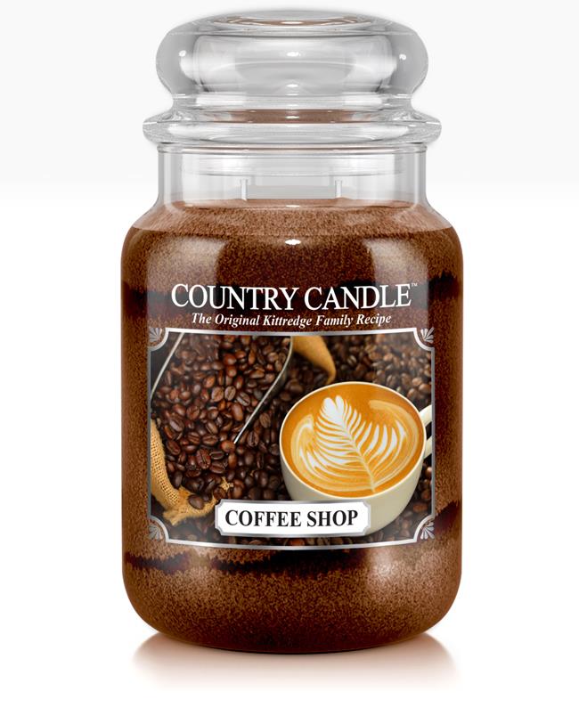 Country Candle 2 Wick Large Jar Coffee Shop