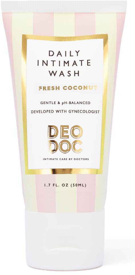 DeoDoc Daily intimate wash - Fresh Coconut 50 ml