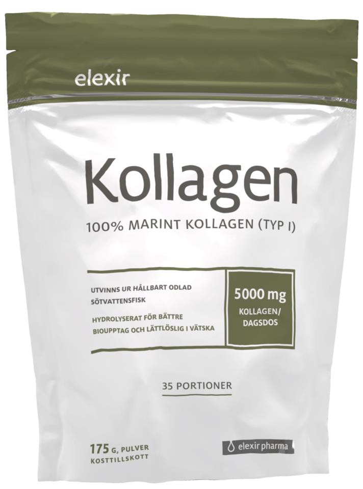 Elexir Pharma Kollagenpulver, Marint 175 g
