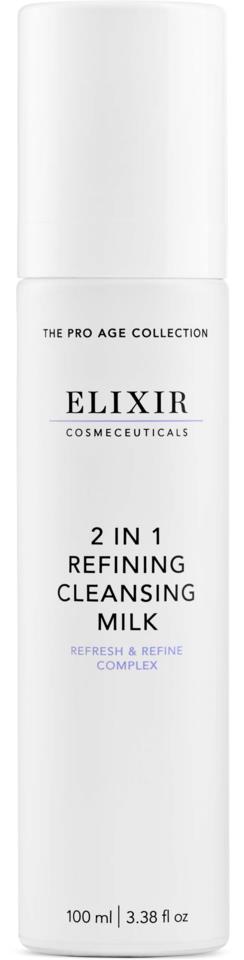 Elixir Cosmeceuticals 2 in 1 Refining Cleansing Milk 100ml