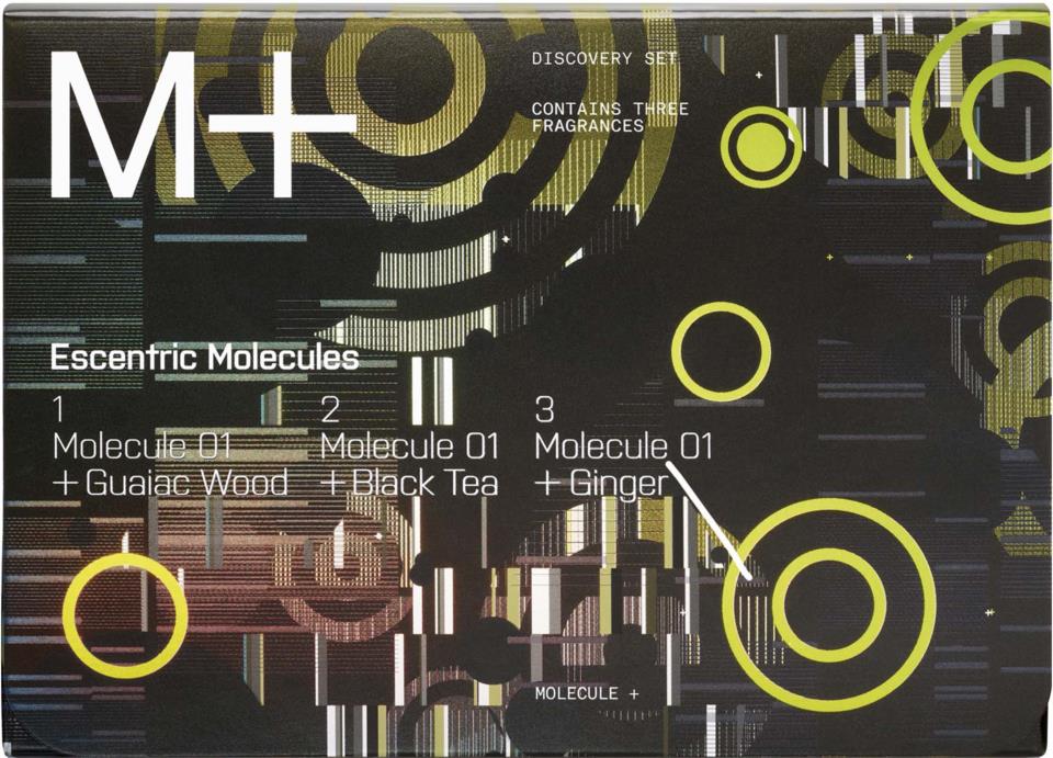 Escentric Molecules M+ Ginger, Black Tea, Guaiac Wood Discovery Set 3 x 2 ml