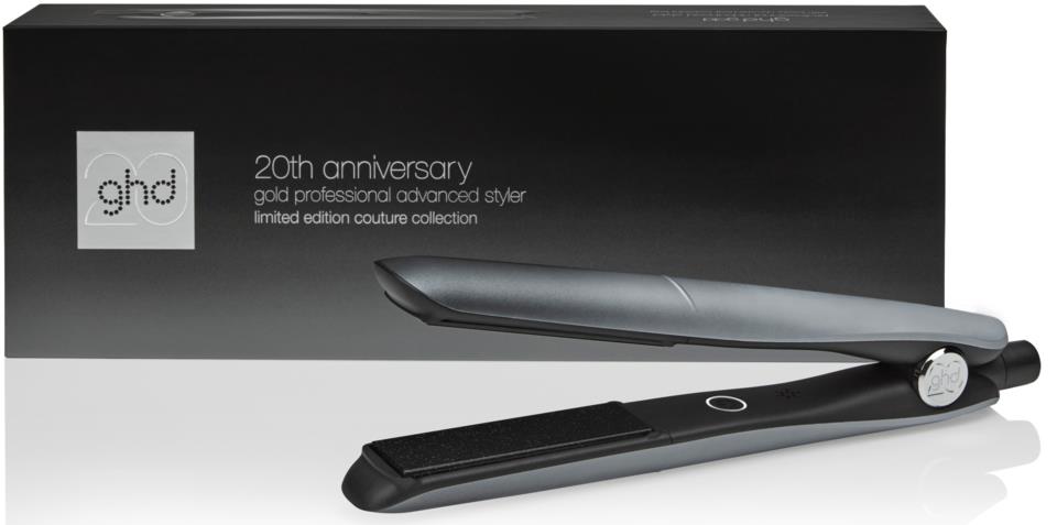 ghd Anniversary Gold Styler limited edition in ombre chrome