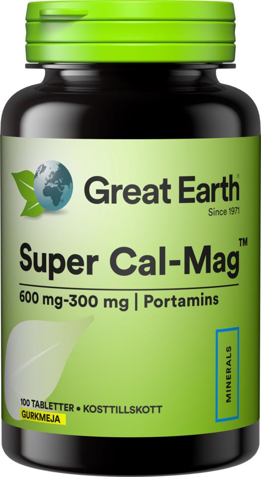 Great Earth Cal-Mag 600 mg-300 mg 100 tab