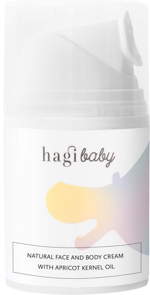 Hagi Natural Face And Body Cream With Apricot Kernel Oil 50 ml