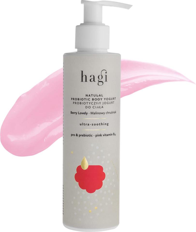 Hagi Natural Probiotic Ultra-Soothing Body Yogurt Berry Love 200 ml