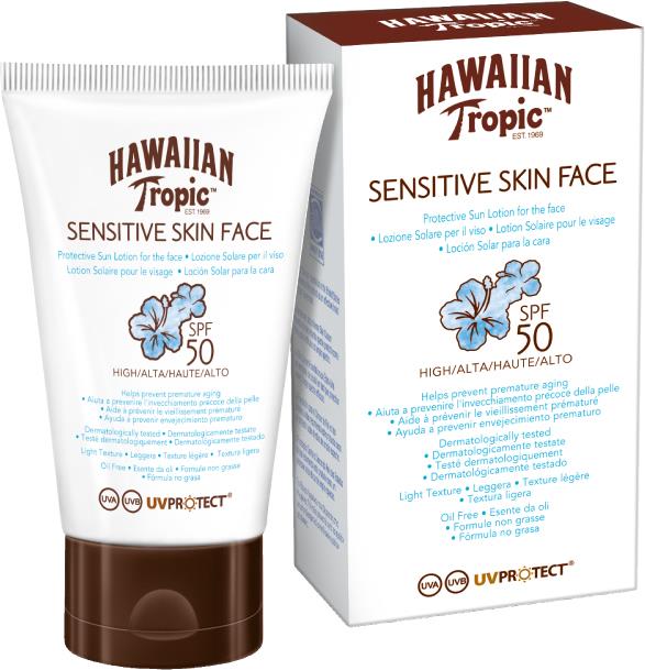 Hawaiian Tropic Sensitive Face Protective Lotion SPF 50 60ml
