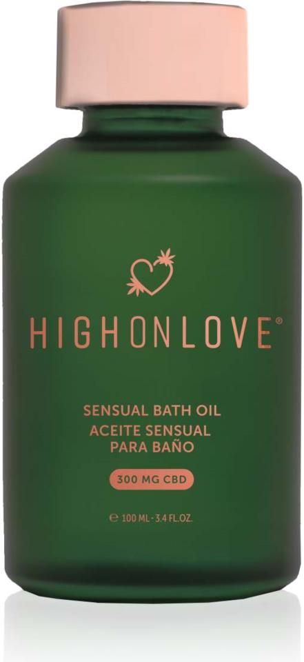 HighOnLove Sensual Bath Oil 300mg CBD 100ml