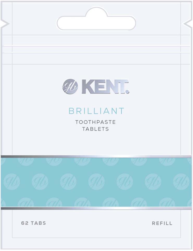 Kent Oral Care BRILLIANT 62 Toothpaste Tablets Refill
