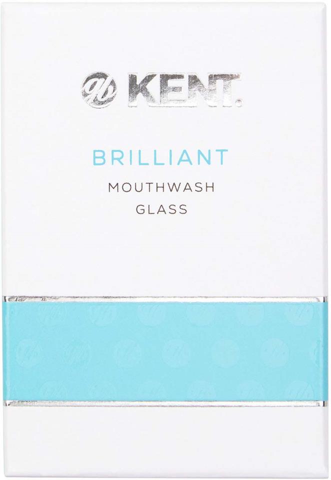Kent Oral Care BRILLIANT Mouthwash Glass