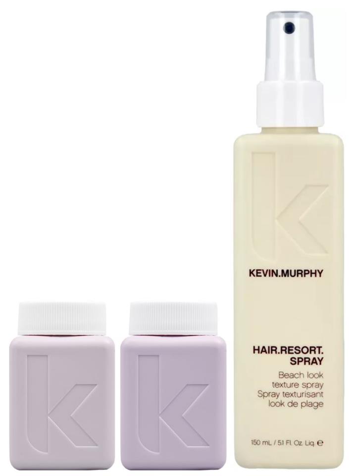 Kevin Murphy Hydrate-Me Wash Shampoo & Conditioner + Hair Resort Spray