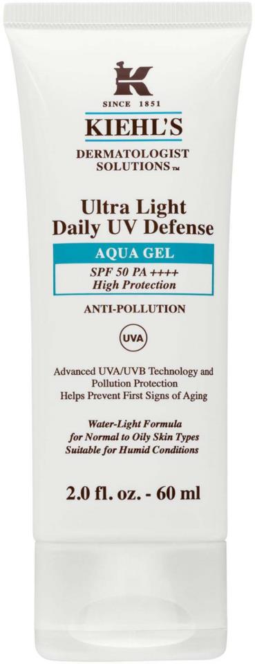 Kiehl's Dermatologist Solutions Ultra Light Daily UV Defense Aqua Gel SPF 50 60ml