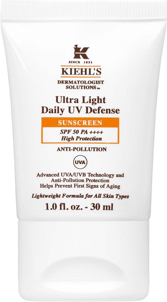 Kiehl's Dermatologist Solutions Ultra Light Daily UV Defense SPF 50 30ml