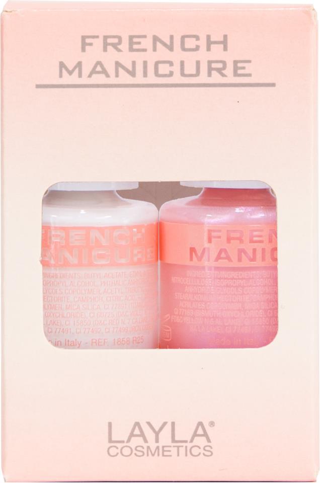 LAYLA Fransk Manikyr Kit 03 Light Pink