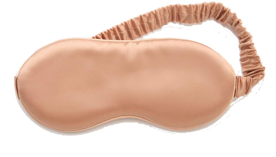 Lenoites Mulberry Sleep Mask with Pouch, Rosegold