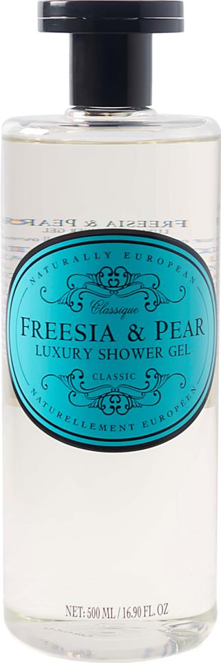 Naturally European Shower Gel Freesia & Pear 500 ml