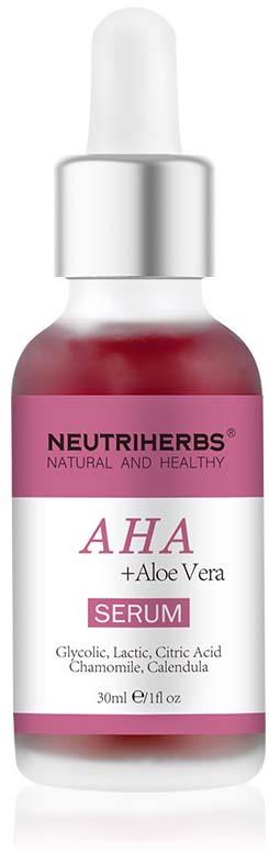 Neutriherbs AHA + Aloe Vera Skin Serum - Exfoliating & Smoot