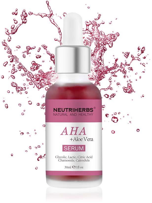 Neutriherbs AHA + Aloe Vera Skin Serum - Exfoliating & Smoot