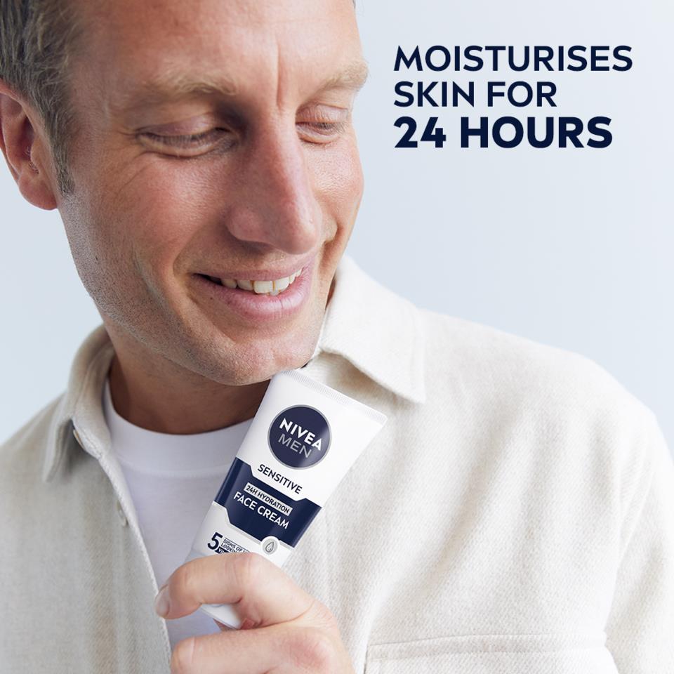 NIVEA MEN Sensitive Mosituriser Face Cream 75 ml 
