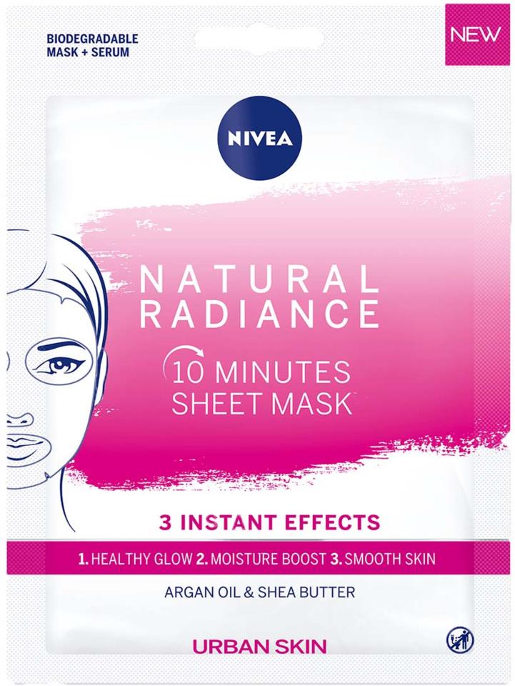 NIVEA Natural Radiance Sheet Mask 1pcs