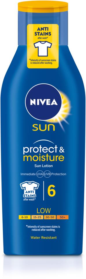 Nivea Protect & Moisture Sun Lotion SPF6 200ml