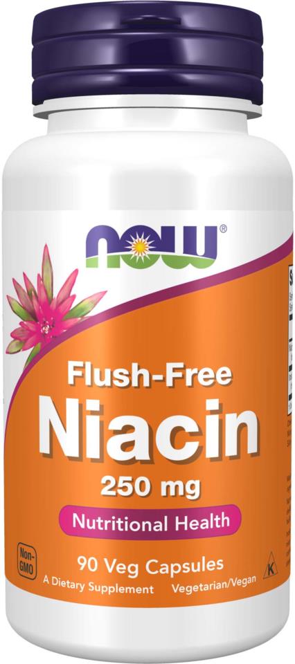NOW  Niacin Flush-Free 250 Mg 90 Vcaps