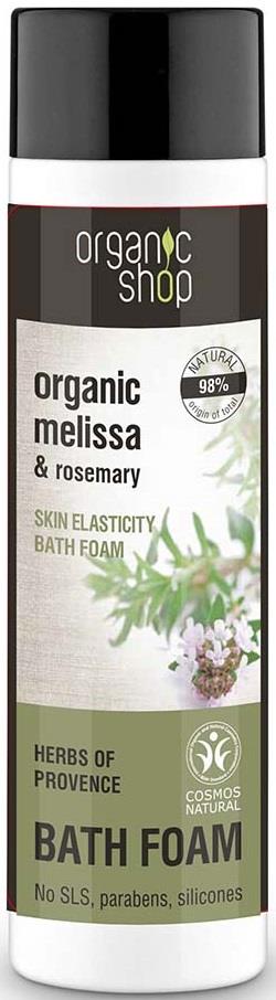 Organic Shop Organic Melissa & Rosemary Bath Foam 500 ml