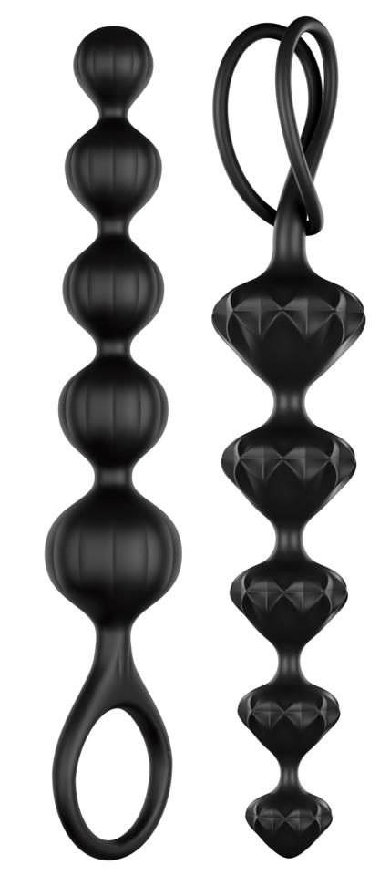 Satisfyer Soft Silicone Beads Love Beads Black 