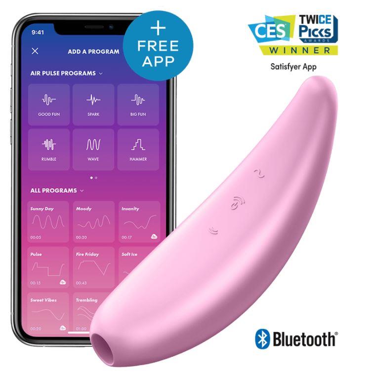 Satisfyer Curvy 3+ pink incl. Bluetooth and App