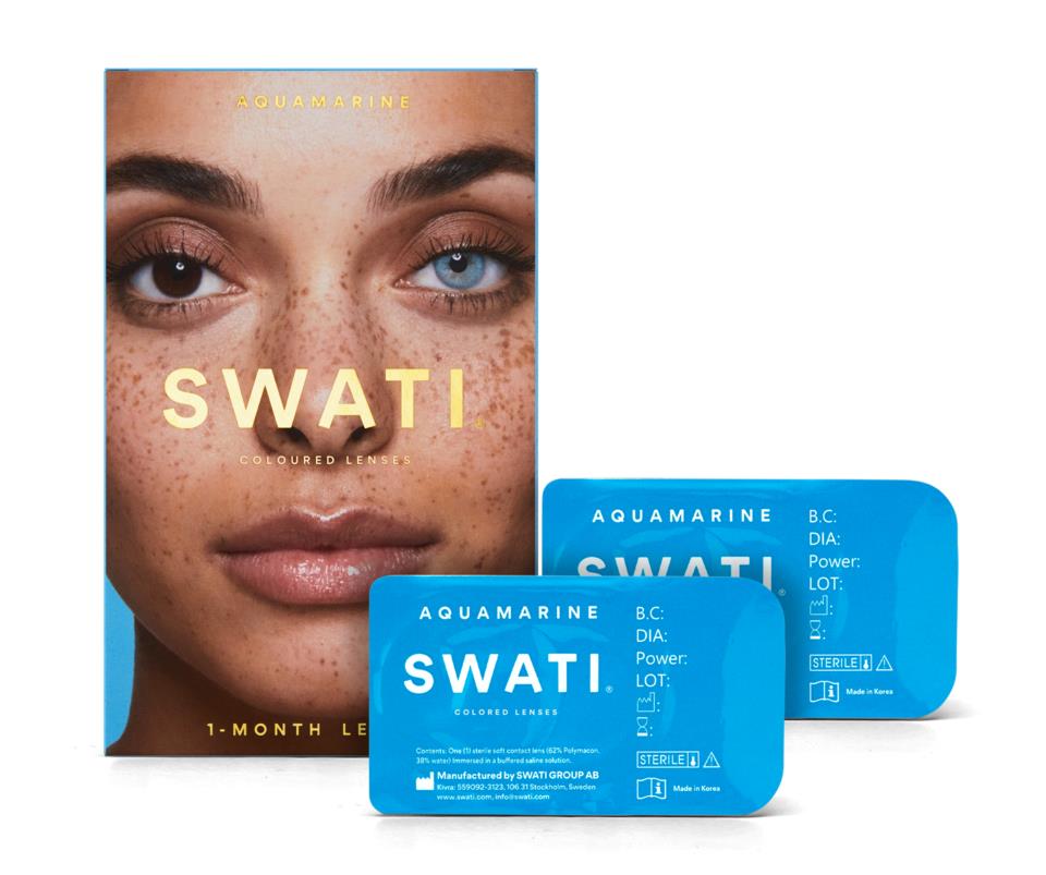 SWATI Cosmetics 1 Month Lenses Aquamarine