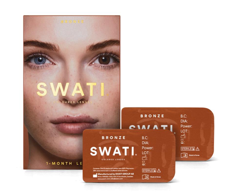 SWATI Cosmetics 1 Month Lenses Bronze