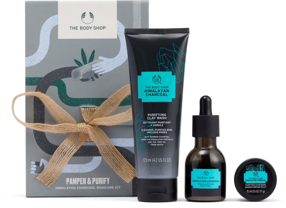 THE BODY SHOP Pamper & Purfify Himalayan Charcoal Skincare Kit