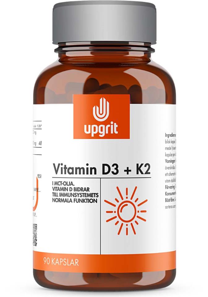 Upgrit Vitamin D3 + K2  90 st