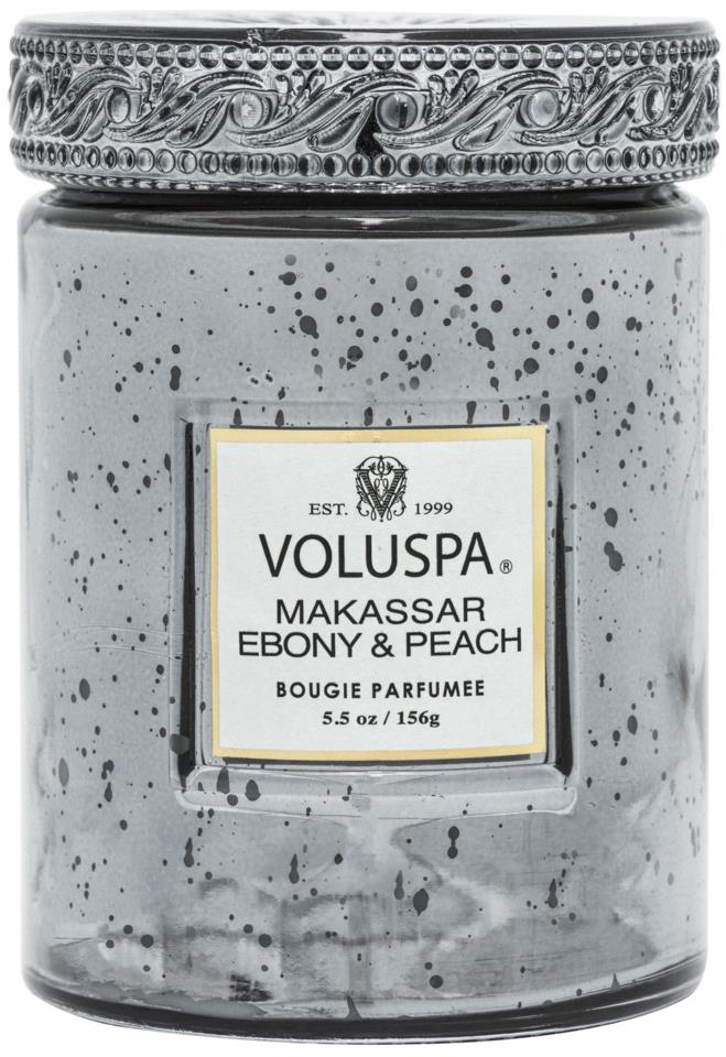 Voluspa Small Jar with Lid Makassar Ebony & Peach 156g